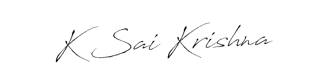 You should practise on your own different ways (Antro_Vectra) to write your name (K Sai Krishna) in signature. don't let someone else do it for you. K Sai Krishna signature style 6 images and pictures png