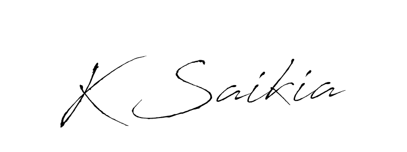 Antro_Vectra is a professional signature style that is perfect for those who want to add a touch of class to their signature. It is also a great choice for those who want to make their signature more unique. Get K Saikia name to fancy signature for free. K Saikia signature style 6 images and pictures png