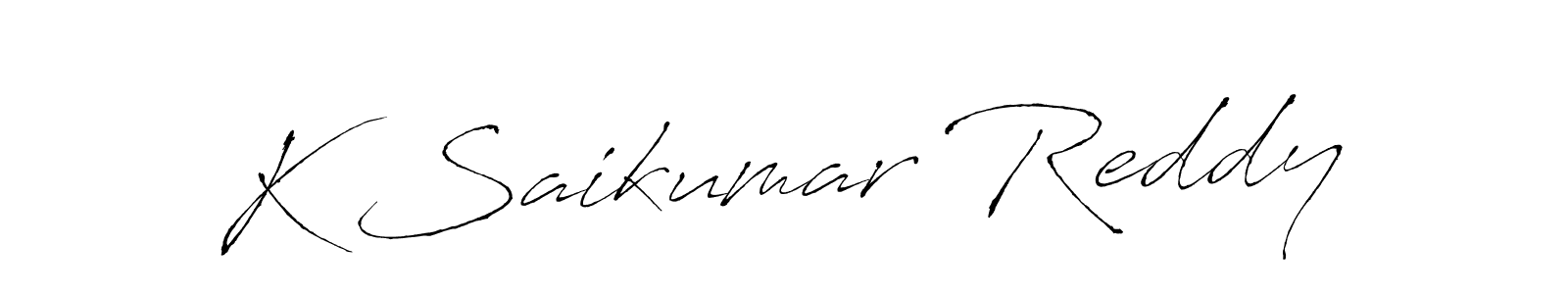 See photos of K Saikumar Reddy official signature by Spectra . Check more albums & portfolios. Read reviews & check more about Antro_Vectra font. K Saikumar Reddy signature style 6 images and pictures png