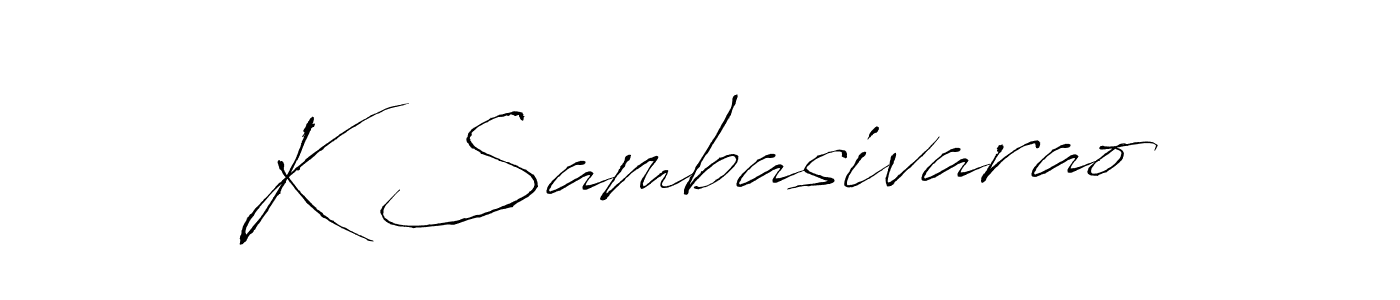 Also we have K Sambasivarao name is the best signature style. Create professional handwritten signature collection using Antro_Vectra autograph style. K Sambasivarao signature style 6 images and pictures png