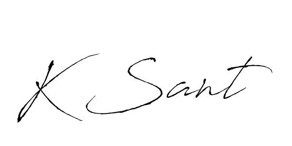 Here are the top 10 professional signature styles for the name K Sant. These are the best autograph styles you can use for your name. K Sant signature style 6 images and pictures png