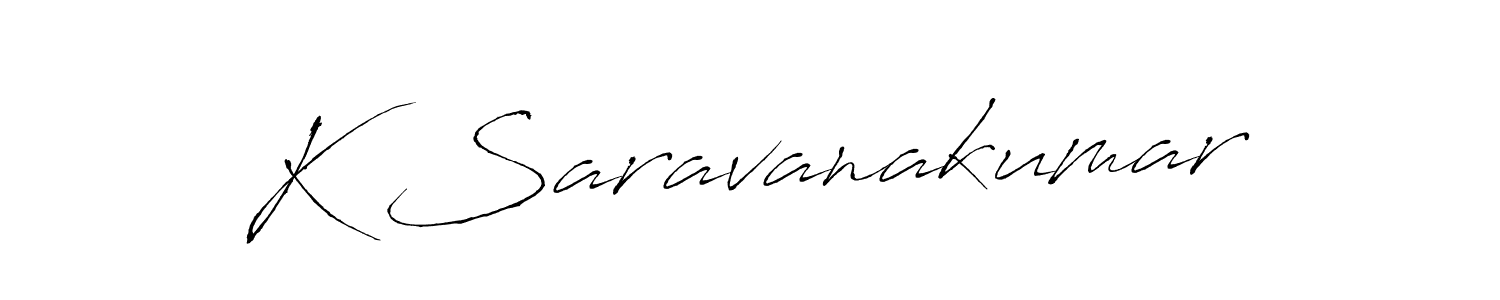 Use a signature maker to create a handwritten signature online. With this signature software, you can design (Antro_Vectra) your own signature for name K Saravanakumar. K Saravanakumar signature style 6 images and pictures png