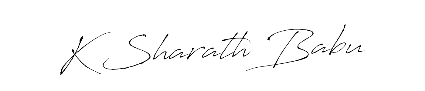 Make a short K Sharath Babu signature style. Manage your documents anywhere anytime using Antro_Vectra. Create and add eSignatures, submit forms, share and send files easily. K Sharath Babu signature style 6 images and pictures png
