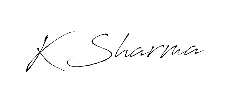 Once you've used our free online signature maker to create your best signature Antro_Vectra style, it's time to enjoy all of the benefits that K Sharma name signing documents. K Sharma signature style 6 images and pictures png