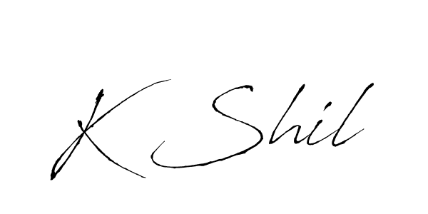 if you are searching for the best signature style for your name K Shil. so please give up your signature search. here we have designed multiple signature styles  using Antro_Vectra. K Shil signature style 6 images and pictures png