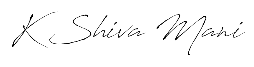 Check out images of Autograph of K Shiva Mani name. Actor K Shiva Mani Signature Style. Antro_Vectra is a professional sign style online. K Shiva Mani signature style 6 images and pictures png