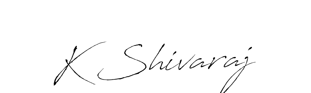 K Shivaraj stylish signature style. Best Handwritten Sign (Antro_Vectra) for my name. Handwritten Signature Collection Ideas for my name K Shivaraj. K Shivaraj signature style 6 images and pictures png