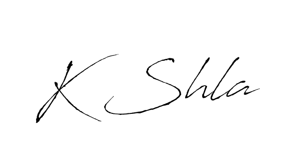 Also we have K Shla name is the best signature style. Create professional handwritten signature collection using Antro_Vectra autograph style. K Shla signature style 6 images and pictures png
