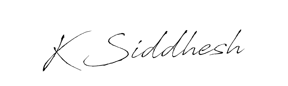 How to make K Siddhesh signature? Antro_Vectra is a professional autograph style. Create handwritten signature for K Siddhesh name. K Siddhesh signature style 6 images and pictures png