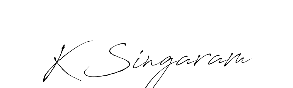 Here are the top 10 professional signature styles for the name K Singaram. These are the best autograph styles you can use for your name. K Singaram signature style 6 images and pictures png