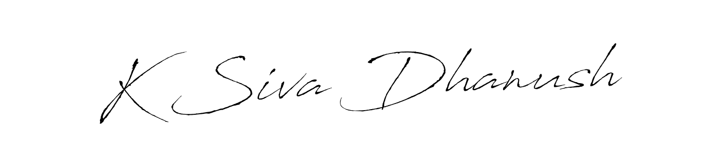 Once you've used our free online signature maker to create your best signature Antro_Vectra style, it's time to enjoy all of the benefits that K Siva Dhanush name signing documents. K Siva Dhanush signature style 6 images and pictures png