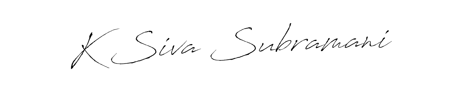 Here are the top 10 professional signature styles for the name K Siva Subramani. These are the best autograph styles you can use for your name. K Siva Subramani signature style 6 images and pictures png