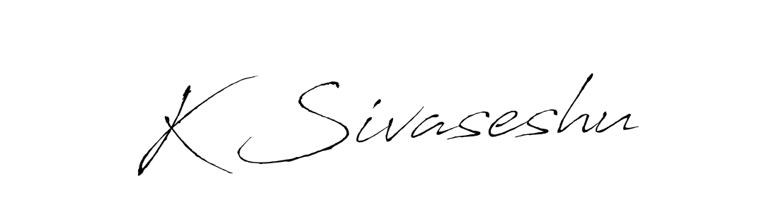 Use a signature maker to create a handwritten signature online. With this signature software, you can design (Antro_Vectra) your own signature for name K Sivaseshu. K Sivaseshu signature style 6 images and pictures png