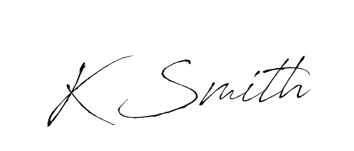 if you are searching for the best signature style for your name K Smith. so please give up your signature search. here we have designed multiple signature styles  using Antro_Vectra. K Smith signature style 6 images and pictures png