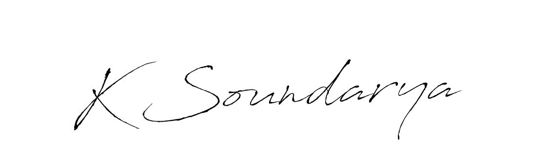 Similarly Antro_Vectra is the best handwritten signature design. Signature creator online .You can use it as an online autograph creator for name K Soundarya. K Soundarya signature style 6 images and pictures png