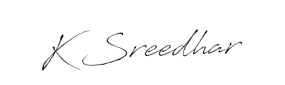Use a signature maker to create a handwritten signature online. With this signature software, you can design (Antro_Vectra) your own signature for name K Sreedhar. K Sreedhar signature style 6 images and pictures png