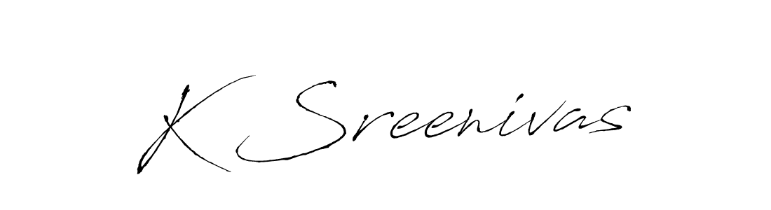 You can use this online signature creator to create a handwritten signature for the name K Sreenivas. This is the best online autograph maker. K Sreenivas signature style 6 images and pictures png