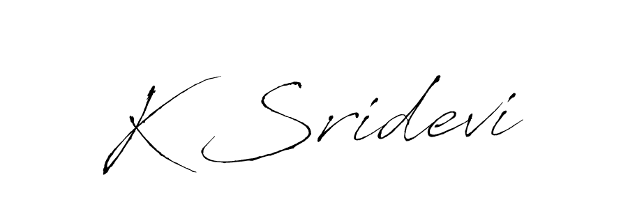 Design your own signature with our free online signature maker. With this signature software, you can create a handwritten (Antro_Vectra) signature for name K Sridevi. K Sridevi signature style 6 images and pictures png