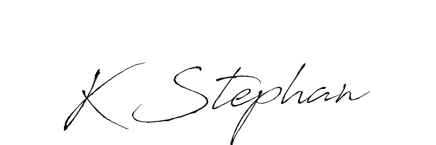 Also You can easily find your signature by using the search form. We will create K Stephan name handwritten signature images for you free of cost using Antro_Vectra sign style. K Stephan signature style 6 images and pictures png