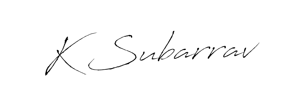 You can use this online signature creator to create a handwritten signature for the name K Subarrav. This is the best online autograph maker. K Subarrav signature style 6 images and pictures png