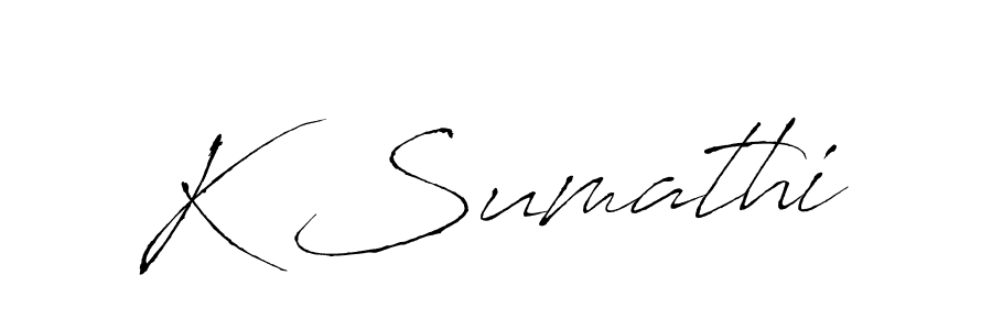 How to Draw K Sumathi signature style? Antro_Vectra is a latest design signature styles for name K Sumathi. K Sumathi signature style 6 images and pictures png