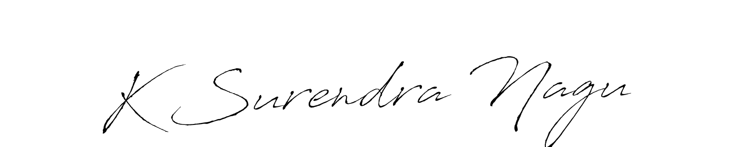 Make a short K Surendra Nagu signature style. Manage your documents anywhere anytime using Antro_Vectra. Create and add eSignatures, submit forms, share and send files easily. K Surendra Nagu signature style 6 images and pictures png