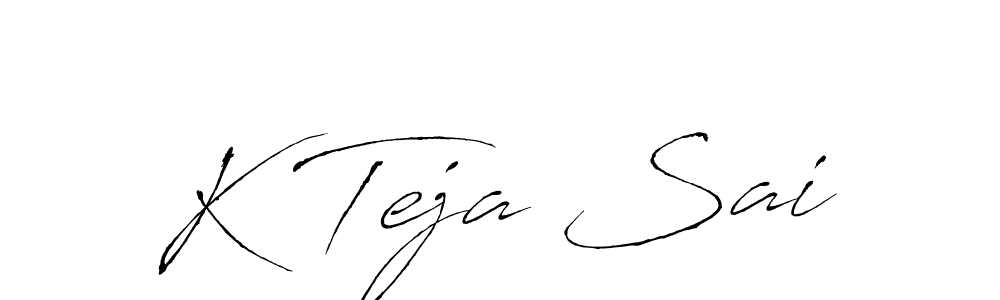 You can use this online signature creator to create a handwritten signature for the name K Teja Sai. This is the best online autograph maker. K Teja Sai signature style 6 images and pictures png