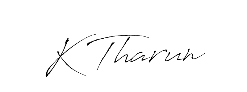 It looks lik you need a new signature style for name K Tharun. Design unique handwritten (Antro_Vectra) signature with our free signature maker in just a few clicks. K Tharun signature style 6 images and pictures png