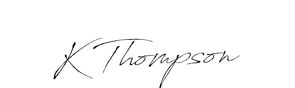 It looks lik you need a new signature style for name K Thompson. Design unique handwritten (Antro_Vectra) signature with our free signature maker in just a few clicks. K Thompson signature style 6 images and pictures png