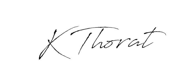 Use a signature maker to create a handwritten signature online. With this signature software, you can design (Antro_Vectra) your own signature for name K Thorat. K Thorat signature style 6 images and pictures png