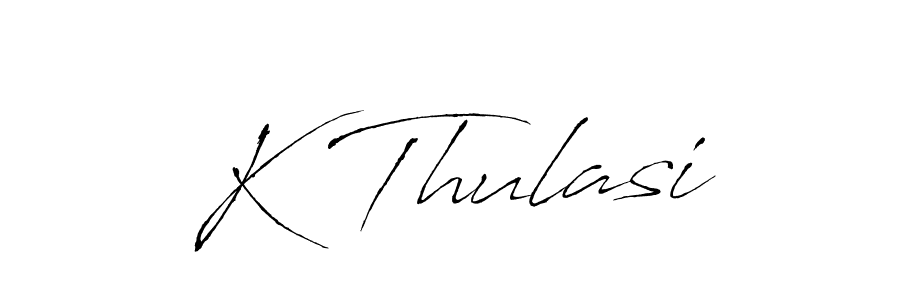 Similarly Antro_Vectra is the best handwritten signature design. Signature creator online .You can use it as an online autograph creator for name K Thulasi. K Thulasi signature style 6 images and pictures png