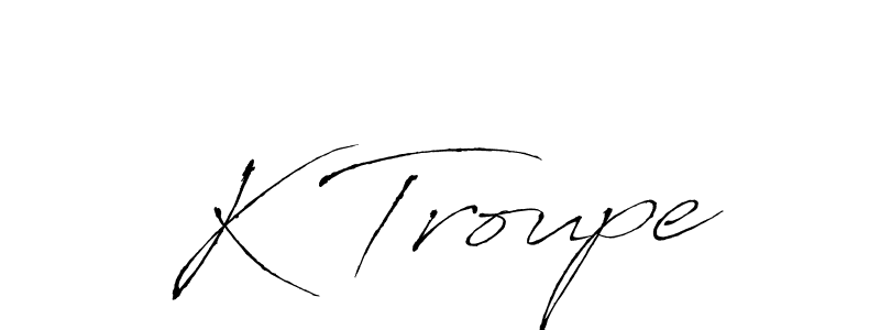 Make a short K Troupe signature style. Manage your documents anywhere anytime using Antro_Vectra. Create and add eSignatures, submit forms, share and send files easily. K Troupe signature style 6 images and pictures png