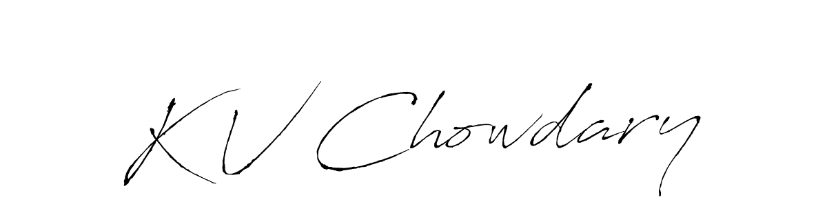 Also we have K V Chowdary name is the best signature style. Create professional handwritten signature collection using Antro_Vectra autograph style. K V Chowdary signature style 6 images and pictures png