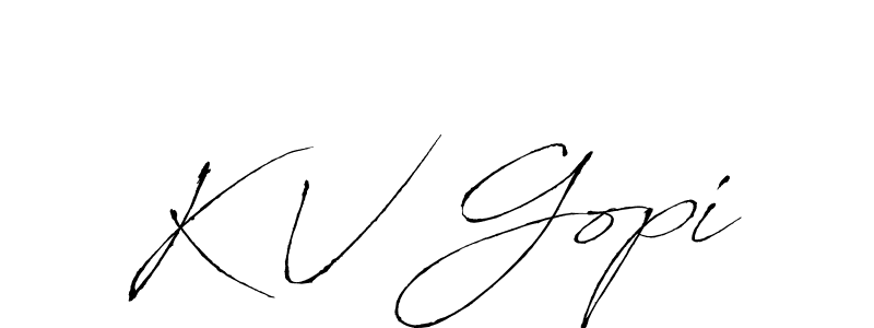 Also we have K V Gopi name is the best signature style. Create professional handwritten signature collection using Antro_Vectra autograph style. K V Gopi signature style 6 images and pictures png