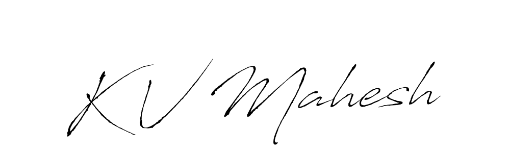 Design your own signature with our free online signature maker. With this signature software, you can create a handwritten (Antro_Vectra) signature for name K V Mahesh. K V Mahesh signature style 6 images and pictures png