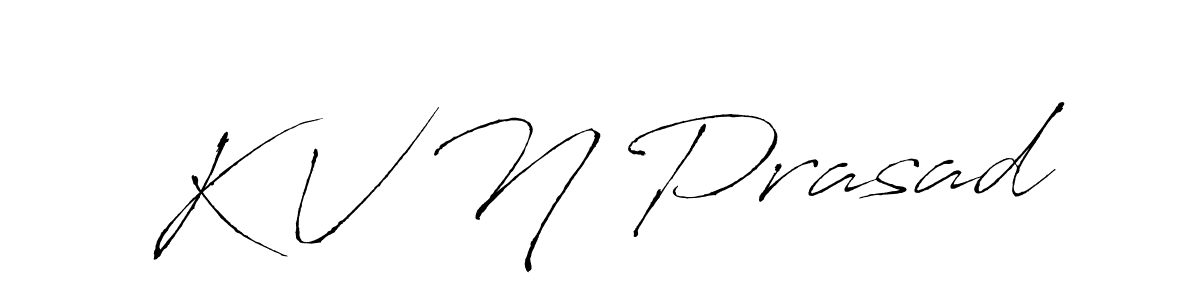 Also we have K V N Prasad name is the best signature style. Create professional handwritten signature collection using Antro_Vectra autograph style. K V N Prasad signature style 6 images and pictures png