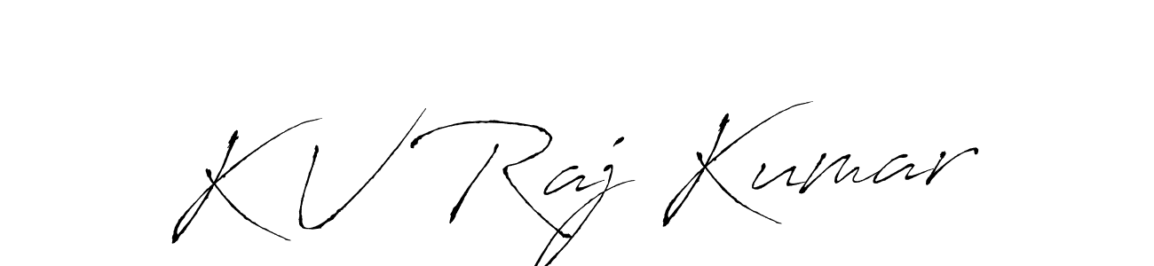 K V Raj Kumar stylish signature style. Best Handwritten Sign (Antro_Vectra) for my name. Handwritten Signature Collection Ideas for my name K V Raj Kumar. K V Raj Kumar signature style 6 images and pictures png