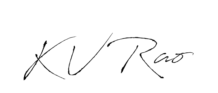 Make a beautiful signature design for name K V Rao. Use this online signature maker to create a handwritten signature for free. K V Rao signature style 6 images and pictures png