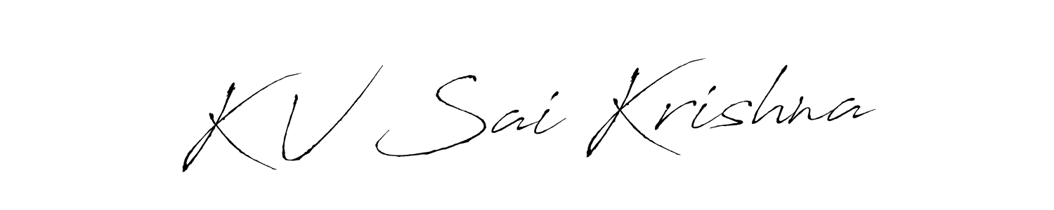 You should practise on your own different ways (Antro_Vectra) to write your name (K V Sai Krishna) in signature. don't let someone else do it for you. K V Sai Krishna signature style 6 images and pictures png