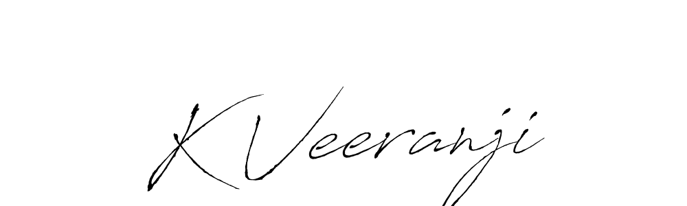 How to make K Veeranji signature? Antro_Vectra is a professional autograph style. Create handwritten signature for K Veeranji name. K Veeranji signature style 6 images and pictures png
