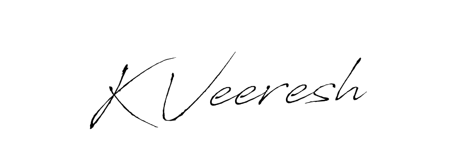 K Veeresh stylish signature style. Best Handwritten Sign (Antro_Vectra) for my name. Handwritten Signature Collection Ideas for my name K Veeresh. K Veeresh signature style 6 images and pictures png