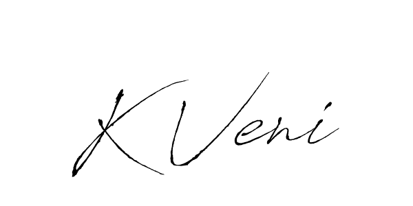 Best and Professional Signature Style for K Veni. Antro_Vectra Best Signature Style Collection. K Veni signature style 6 images and pictures png