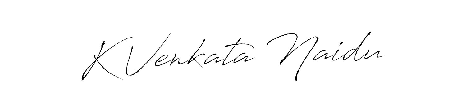 Also we have K Venkata Naidu name is the best signature style. Create professional handwritten signature collection using Antro_Vectra autograph style. K Venkata Naidu signature style 6 images and pictures png