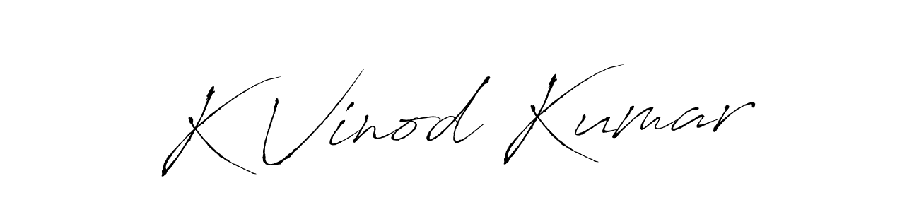 You should practise on your own different ways (Antro_Vectra) to write your name (K Vinod Kumar) in signature. don't let someone else do it for you. K Vinod Kumar signature style 6 images and pictures png