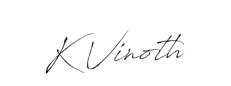 You can use this online signature creator to create a handwritten signature for the name K Vinoth. This is the best online autograph maker. K Vinoth signature style 6 images and pictures png