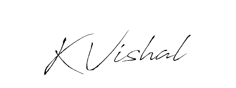 if you are searching for the best signature style for your name K Vishal. so please give up your signature search. here we have designed multiple signature styles  using Antro_Vectra. K Vishal signature style 6 images and pictures png