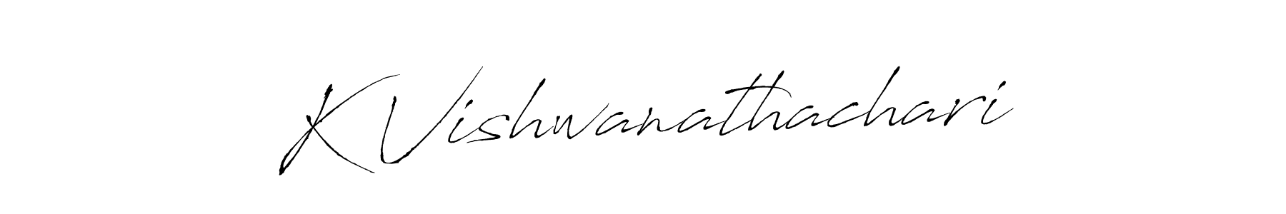 if you are searching for the best signature style for your name K Vishwanathachari. so please give up your signature search. here we have designed multiple signature styles  using Antro_Vectra. K Vishwanathachari signature style 6 images and pictures png