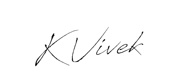 You can use this online signature creator to create a handwritten signature for the name K Vivek. This is the best online autograph maker. K Vivek signature style 6 images and pictures png