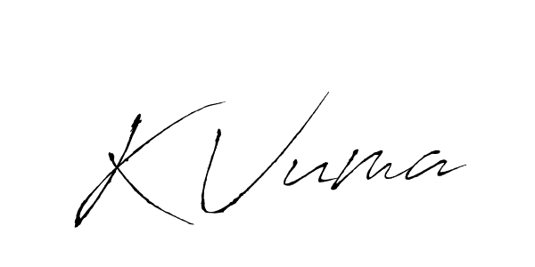 Make a beautiful signature design for name K Vuma. Use this online signature maker to create a handwritten signature for free. K Vuma signature style 6 images and pictures png