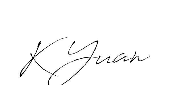 Once you've used our free online signature maker to create your best signature Antro_Vectra style, it's time to enjoy all of the benefits that K Yuan name signing documents. K Yuan signature style 6 images and pictures png